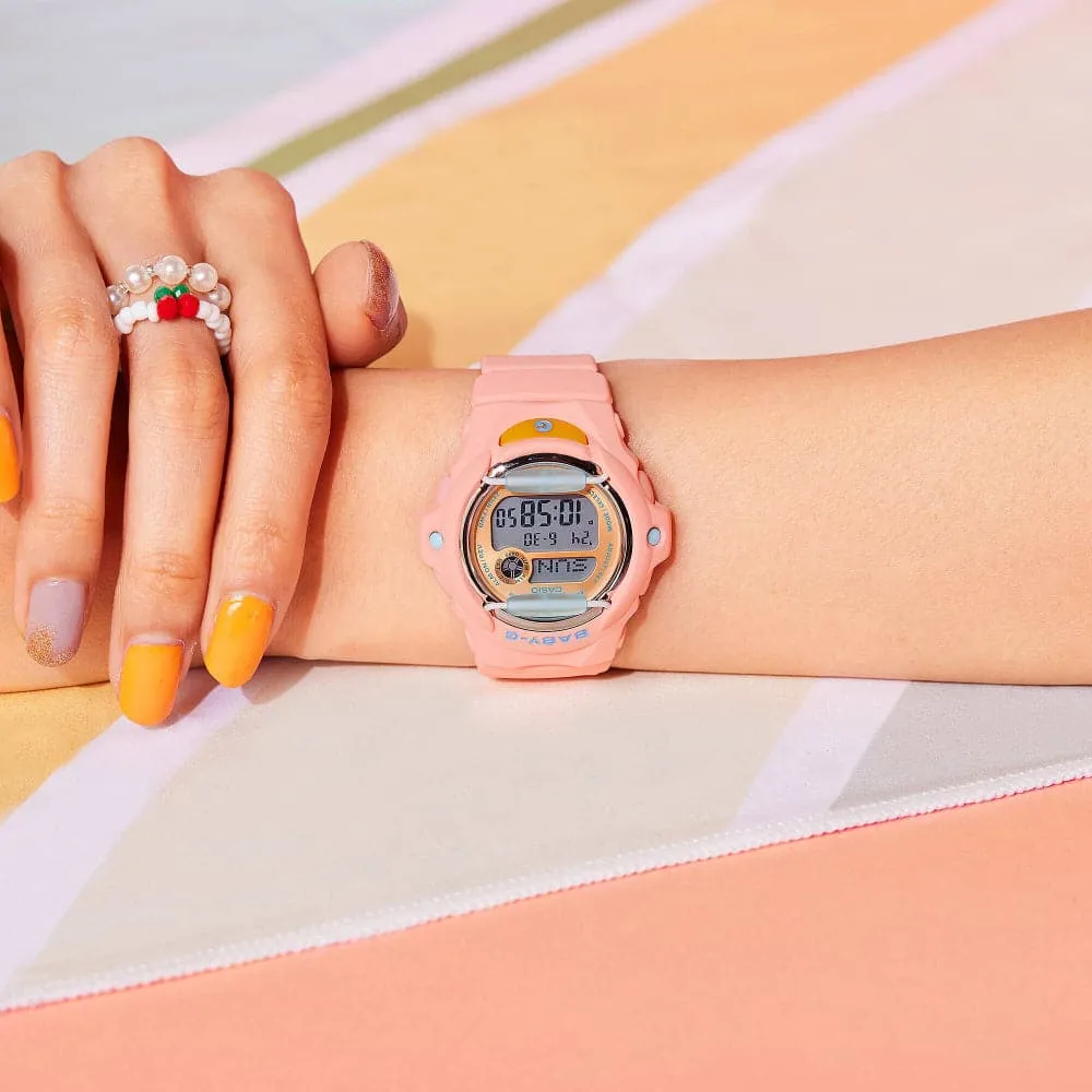Baby-G Digital Pink Resin Strap Women Watch BG-169PB-4DR