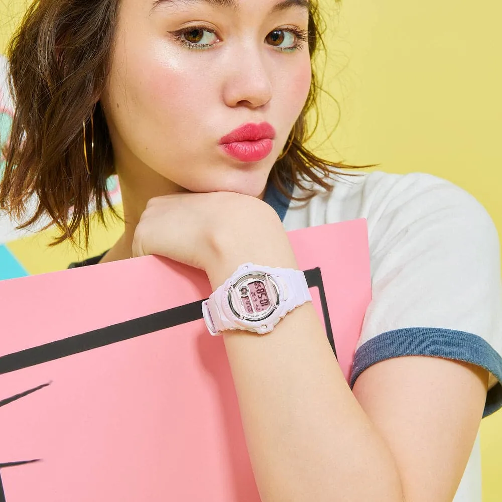 Baby-G Digital Pink Resin Strap Women Watch BG-169U-4BDR-P