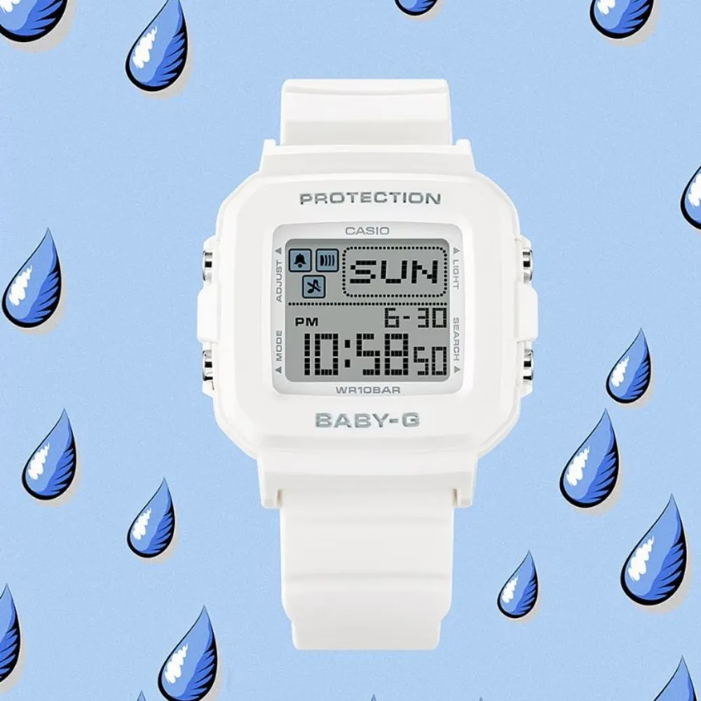 Baby-G Digital Resin Strap Women Watch BGD-10L Series