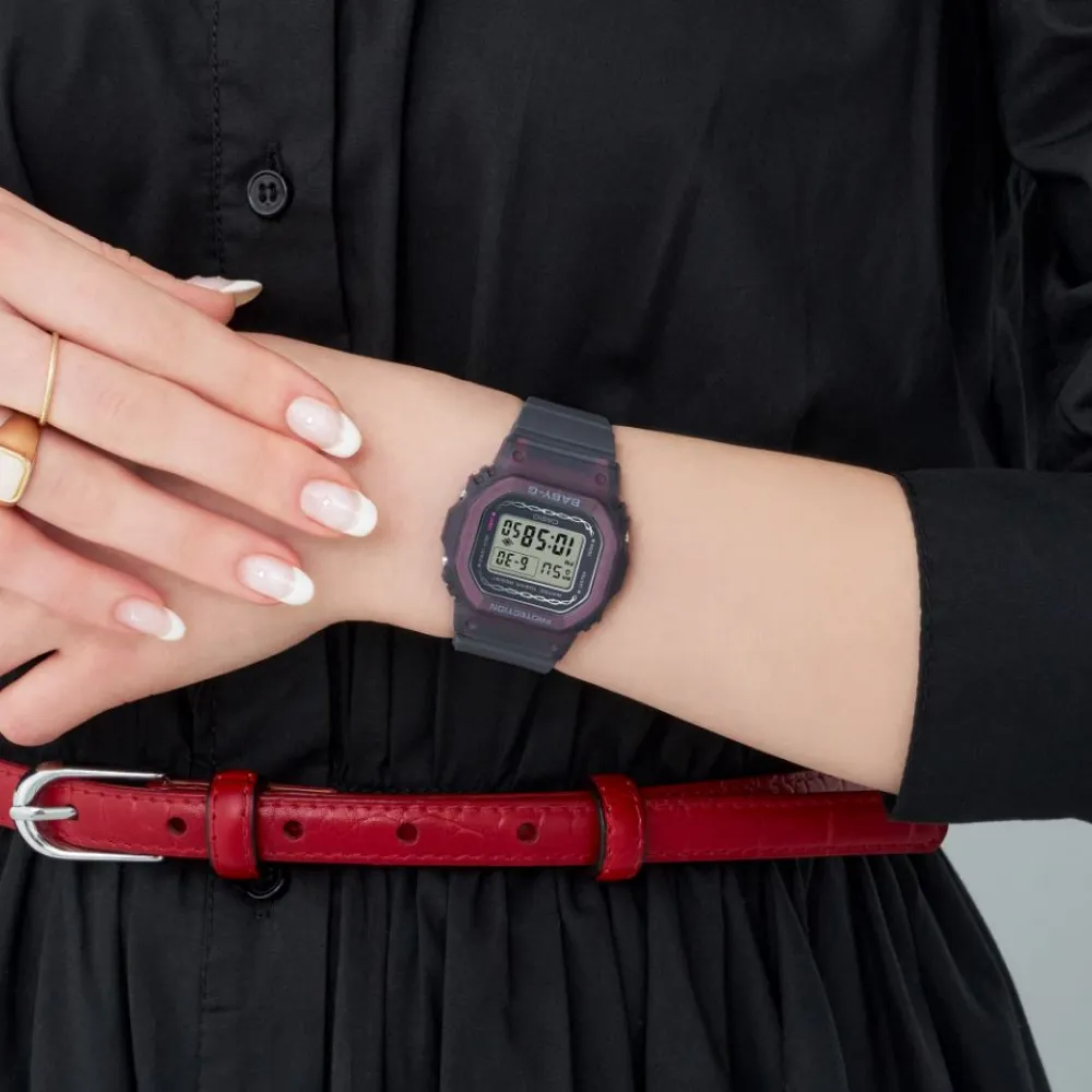 Baby-G Digital Resin Strap Women Watch BGD-565RS-8DR