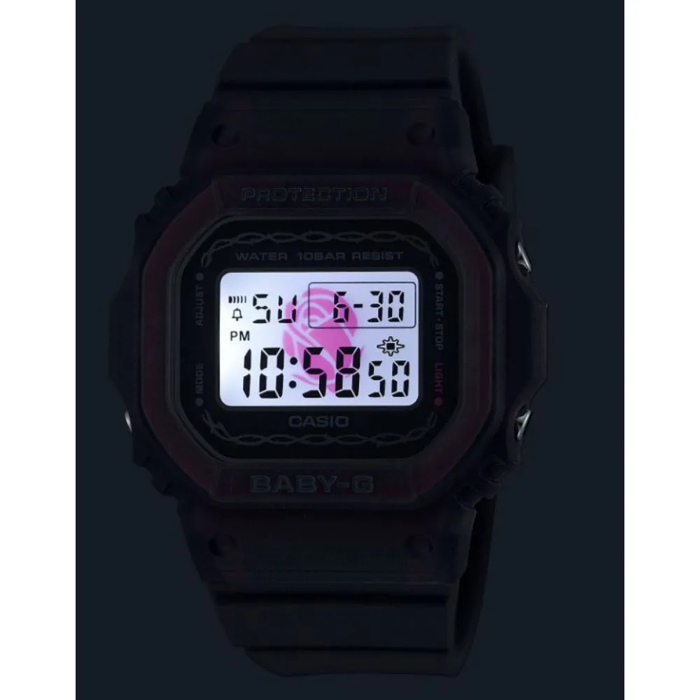 Baby-G Digital Resin Strap Women Watch BGD-565RS-8DR
