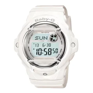    Baby-G Digital White Resin Strap Women Watch BG-169U-7ADR 