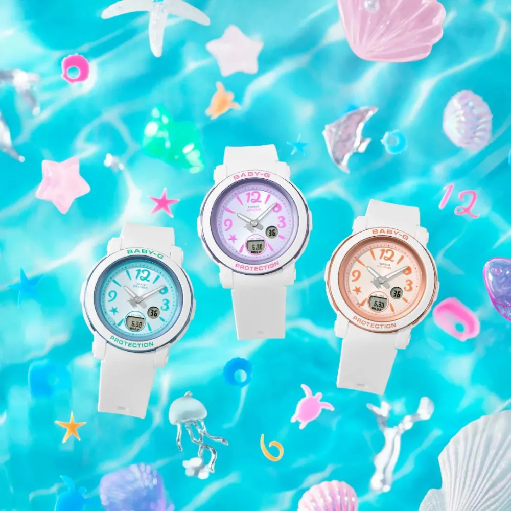 Baby-G Lineup Undersea World Series White Women's Watch BGA-290US-4ADR