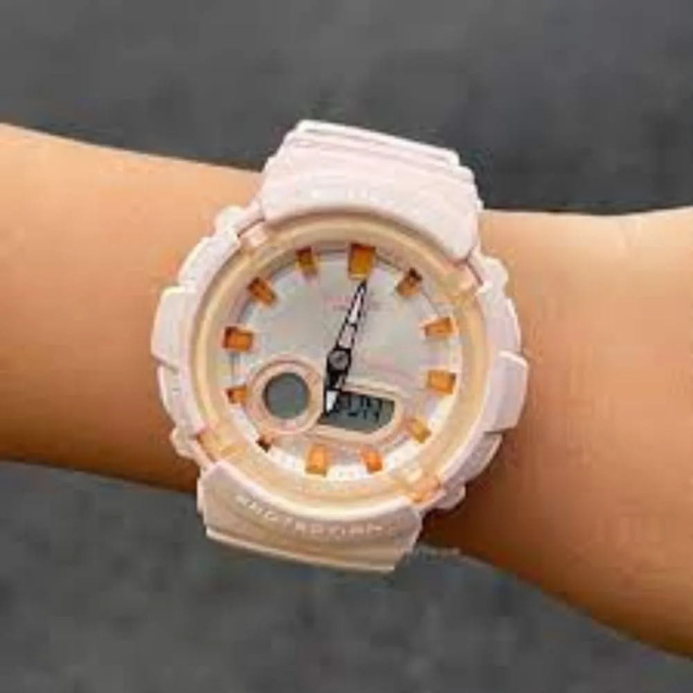 Baby-G Pink Dial & Rubber Strap Women Watch BGA-280SW-4ADR-P