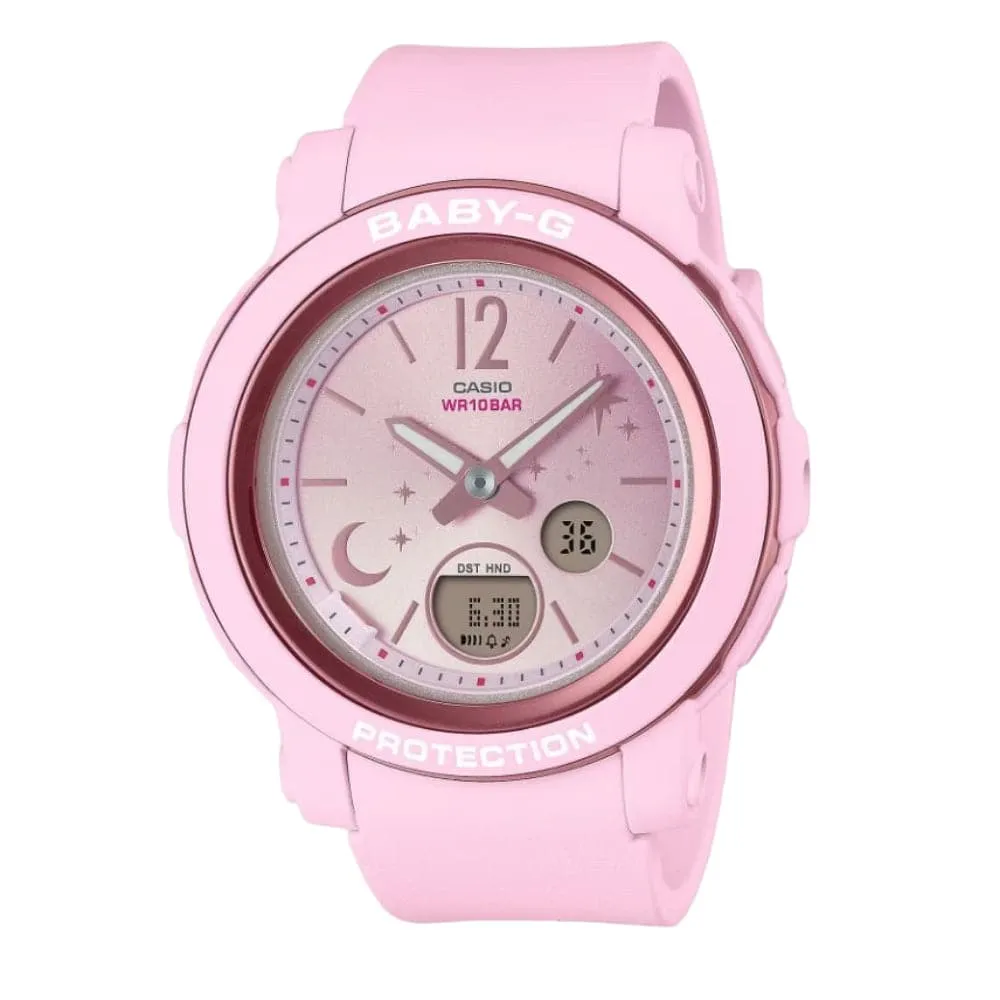    Baby-G Pink Resin Strap Women Watch BGA-290DS-4ADR 