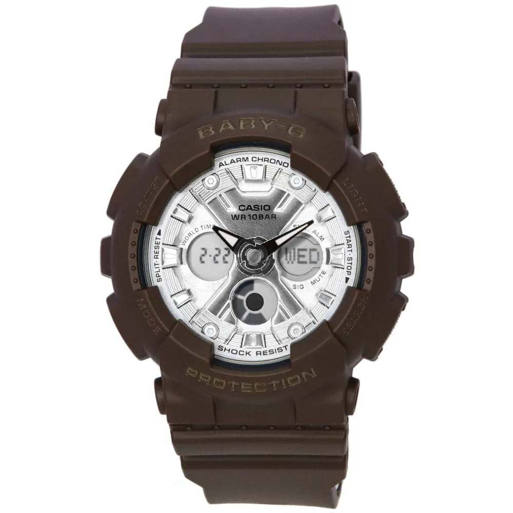    Baby-G Standard Analog-Digital Brown Watch BA-130SW-5ADR-P 