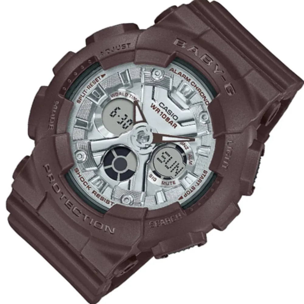 Baby-G Standard Analog-Digital Brown Watch BA-130SW-5ADR-P