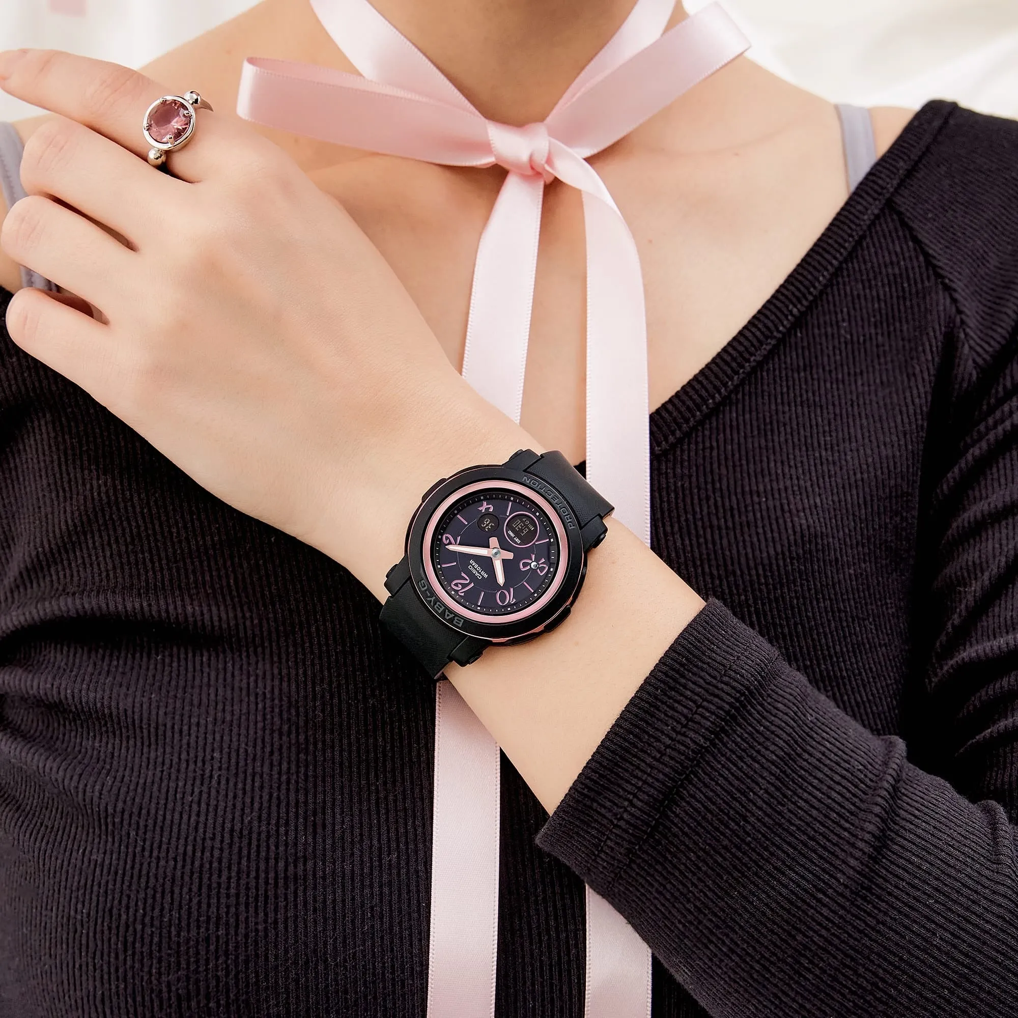 Baby-G SWEET RIBBON MOTIF BGA-290 SERIES WATCH