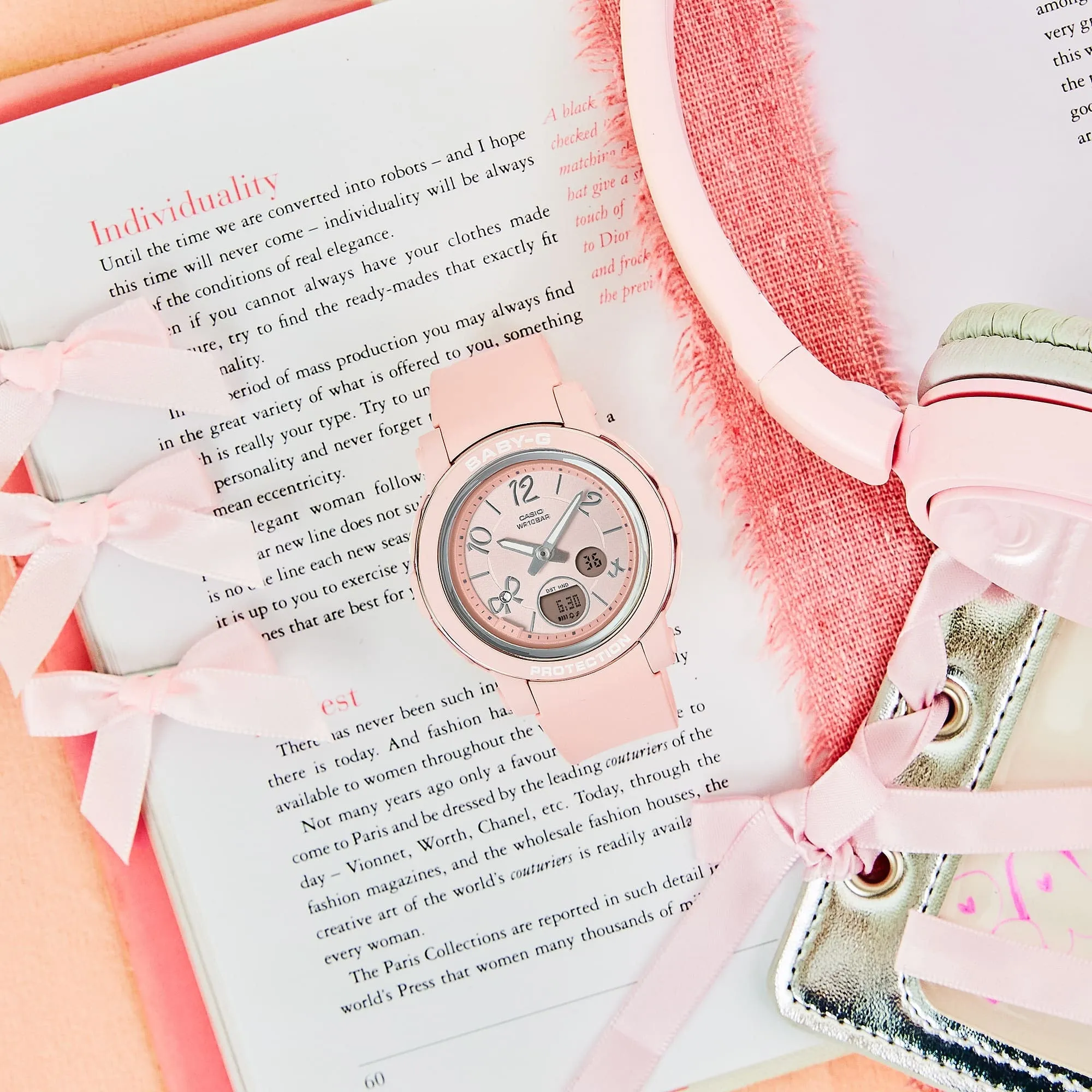 Baby-G SWEET RIBBON MOTIF BGA-290 SERIES WATCH