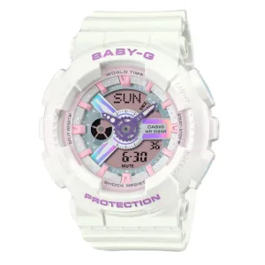    Baby-G White Resin Strap Women Watch BA-110FH-7ADR 
