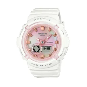    Baby-G White Resin Strap Women Watch BGA-280TD-7ADR-P 