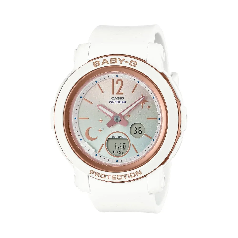    Baby-G White Resin Strap Women Watch BGA-290DS-7ADR 