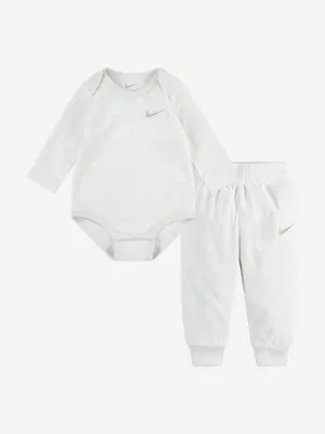 Baby New Impressions Bodysuit and Pants Set in Ivory
