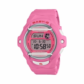 Baby-G BG-169 Series Pink Dial Pink Resin Band Watch BG169CH-4D 