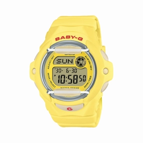 Baby-G BG-169 Series Yellow Dial Yellow Resin Band Watch BG169CH-9D 