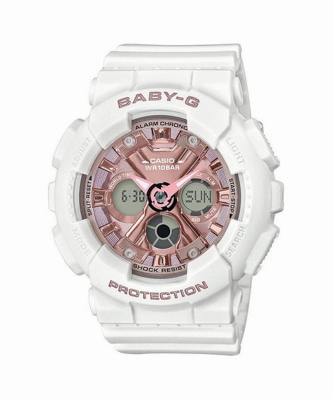 Baby-G Duo BA130-7A1 Women's Watch,quartz watch, quartz watches for men, quartz watches for women, best quartz watch, minimalist quartz watch, luxury quartz watch, waterproof quartz watch,analog quartz watch, digital quartz watch,affordable quartz watch,q