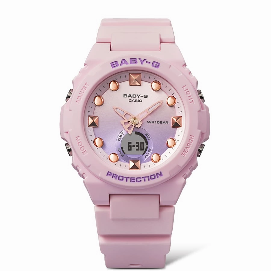 BABY-G Pink Resin Band Womens Watch BGA320-4A