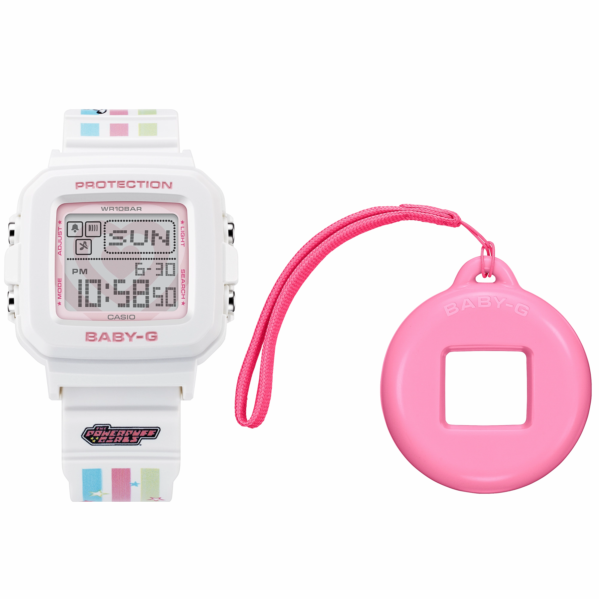 Baby G Powerpuff Girls Collaboration Resin Band Watch BGD10KPP-7D,quartz watch, quartz watches for men, quartz watches for women, best quartz watch, minimalist quartz watch, luxury quartz watch, waterproof quartz watch,analog quartz watch, digital quartz w