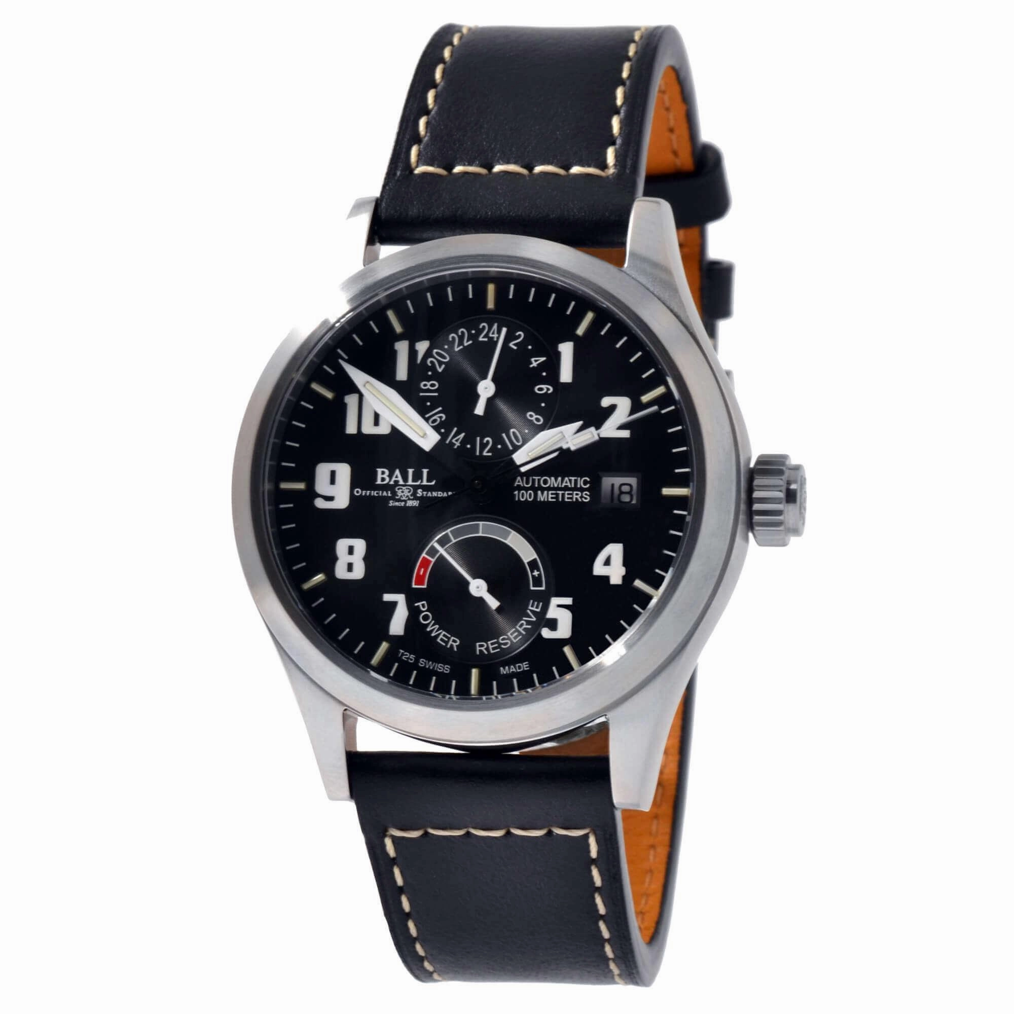 Ball Men's Automatic Watch - Engineer Master II Voyager Black Strap | GM2126C-LJ-BK,automatic watch,automatic watches for men,automatic watches for women,luxury automatic watch,minimalist automatic watch,dress automatic watch,vintage automatic watch,autom