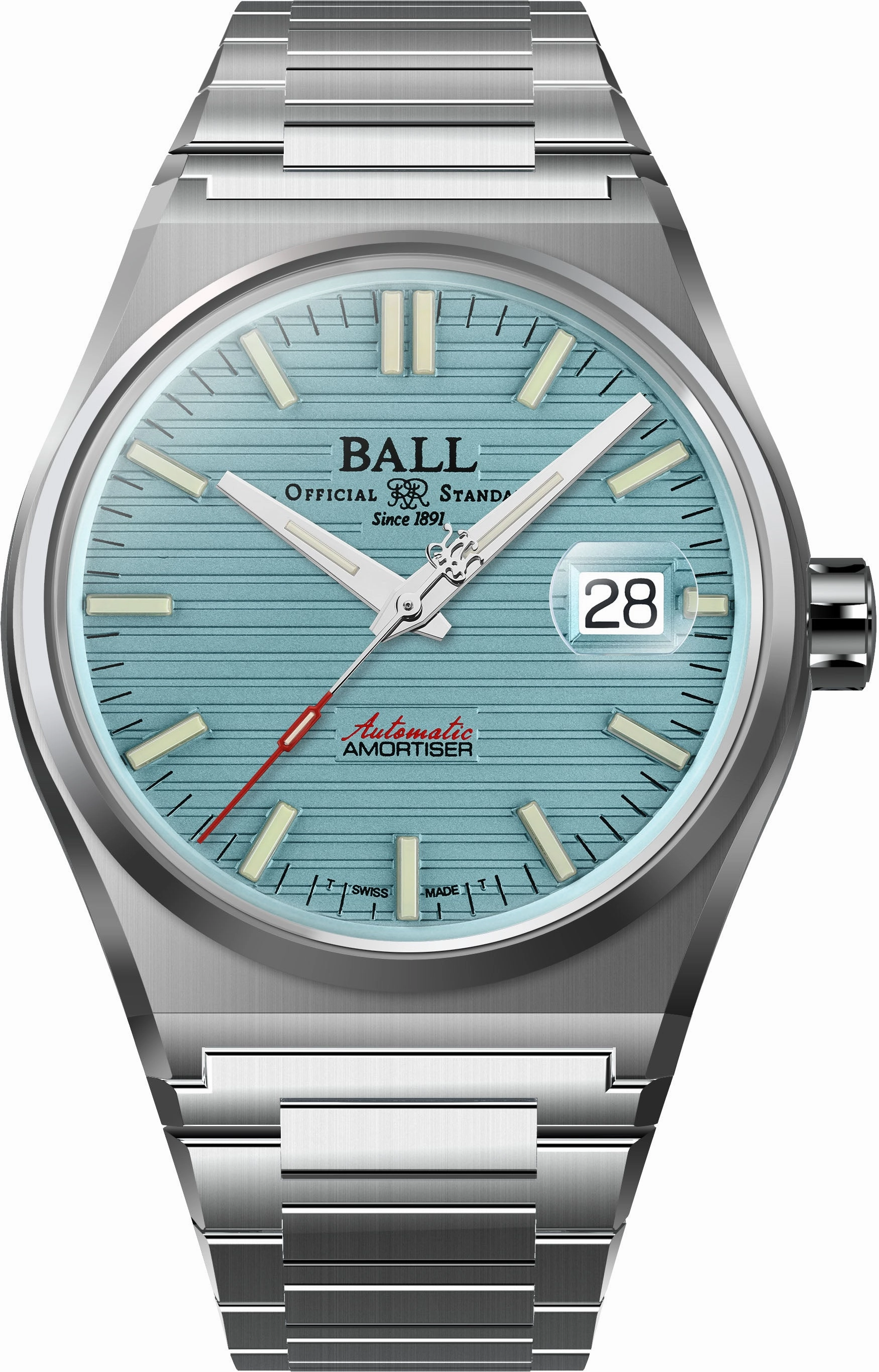 Ball Roadmaster Perseverer Ice Blue Dial NM9050C-S1-IBE 