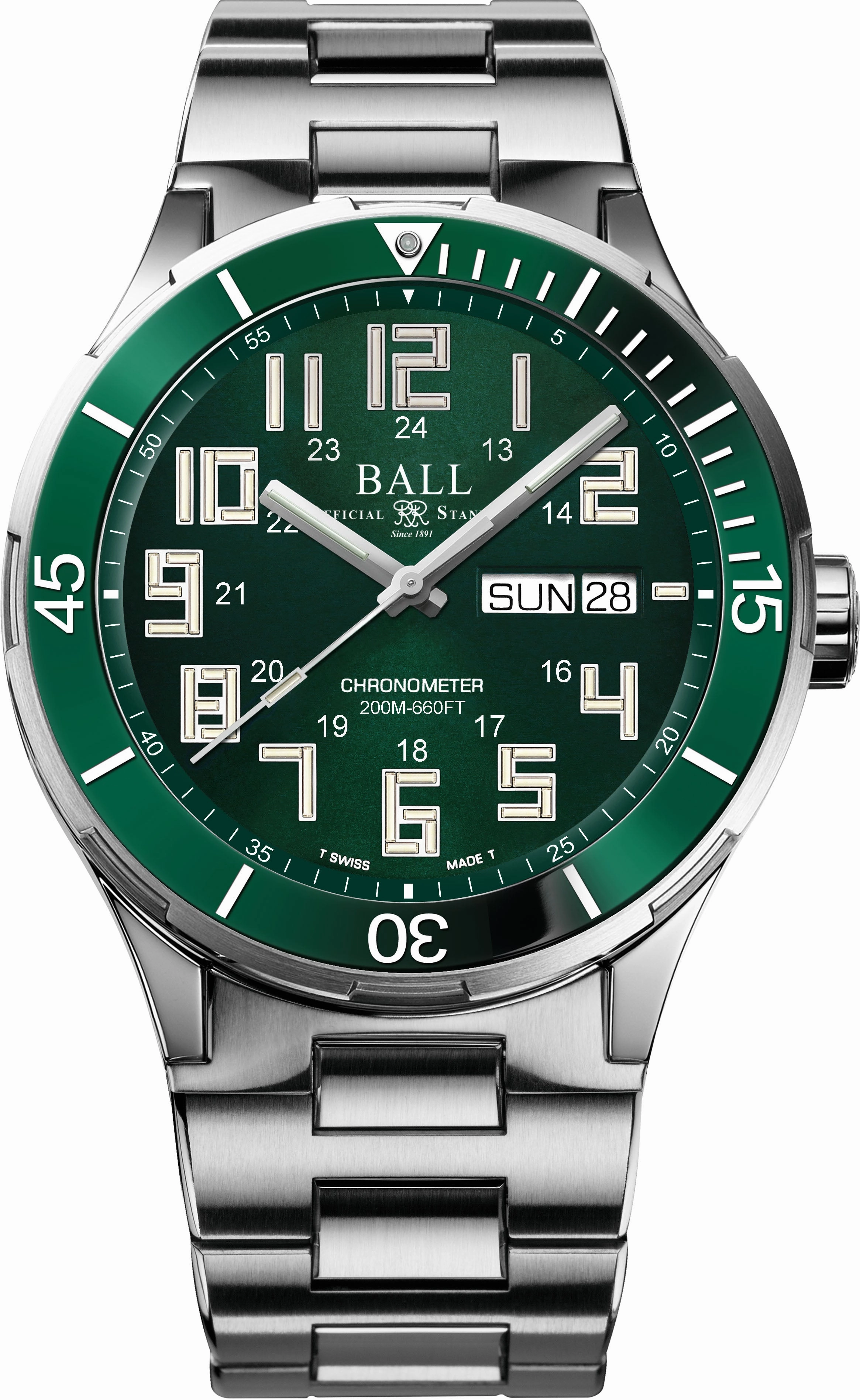 Ball Roadmaster Starlight Chronometer DM3030B-S6C-GR 