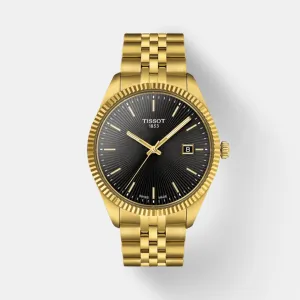 Ballade T-Classic Men Quartz Black Dial Analog Stainless Steel Watch T1564103305100 budget    watches    watches classic