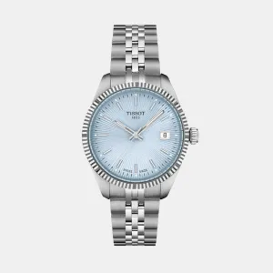 Ballade Women Quartz Ice Blue Dial Analog Stainless Steel Watch T1562101135100 budget    watches    watches classic