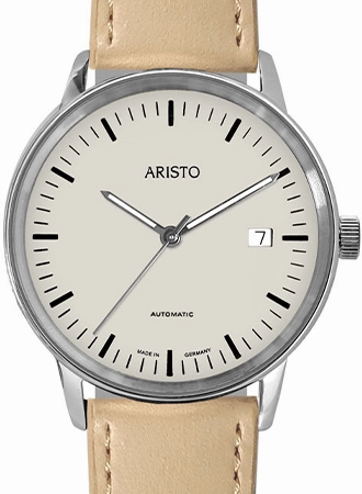 Bauhaus 38 Creme Automatic 4H240-L - Sapphire,automatic watch,automatic watches for men,automatic watches for women,luxury automatic watch,minimalist automatic watch,dress automatic watch,vintage automatic watch,automatic watch sale