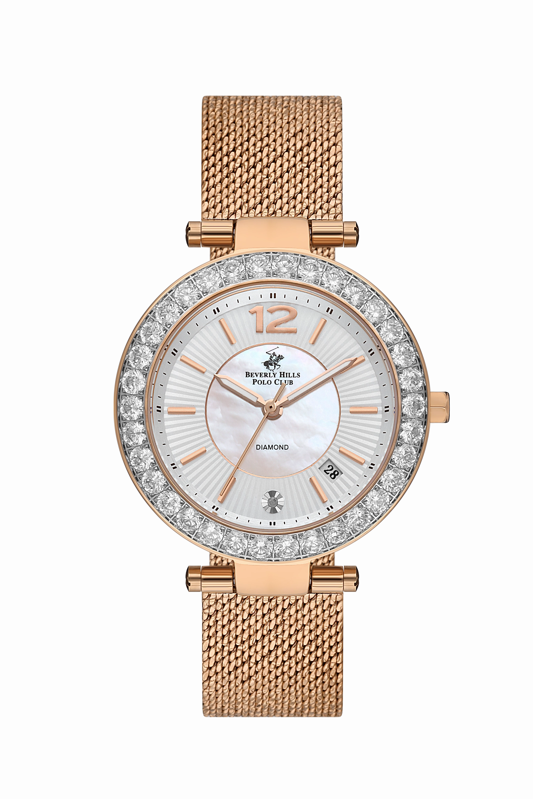 BHPC - BP3589C.420 - Ladies 3 Hands Glass Diamond women's watches,watch for women