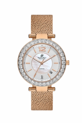 BHPC - BP3589C.420 - Ladies 3 Hands Glass Diamond women's watches,watch for women