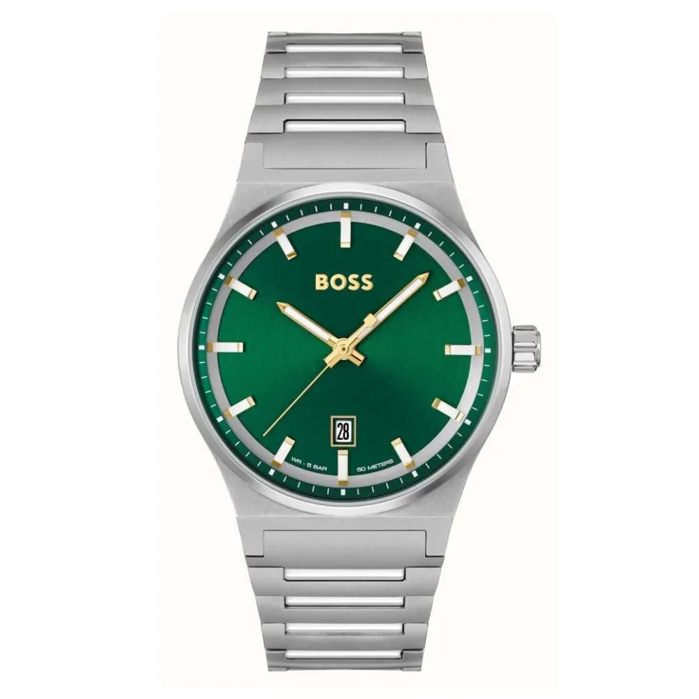 BOSS Watches Candor Green Dial Mens Watch 1514079 cheap digital watch best digital watch for men