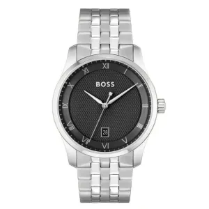 BOSS Watches Principle Black Dial Mens Watch 1514123 cheap digital watch best digital watch for men