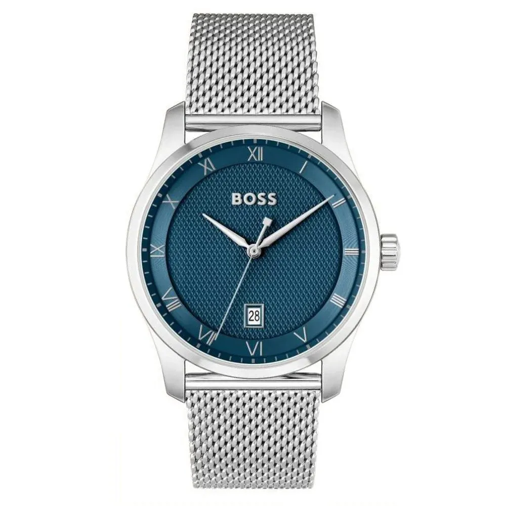 BOSS Watches Principle Mesh Strap Mens Watch 1514115 cheap digital watch best digital watch for men