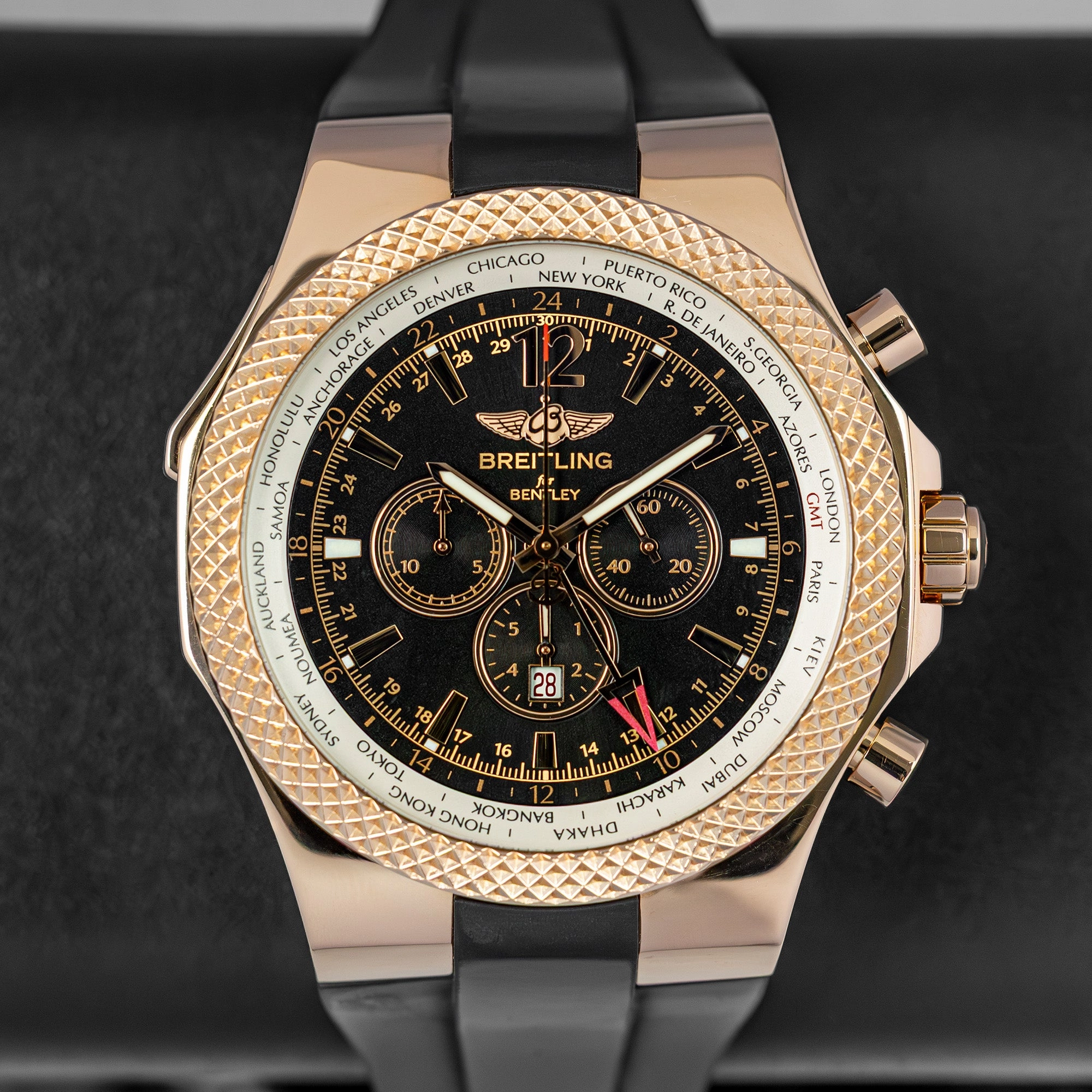 Breitling Bentley GMT R4736212/B934 affordable sports watches lightweight cycling smart running swimming sports watches