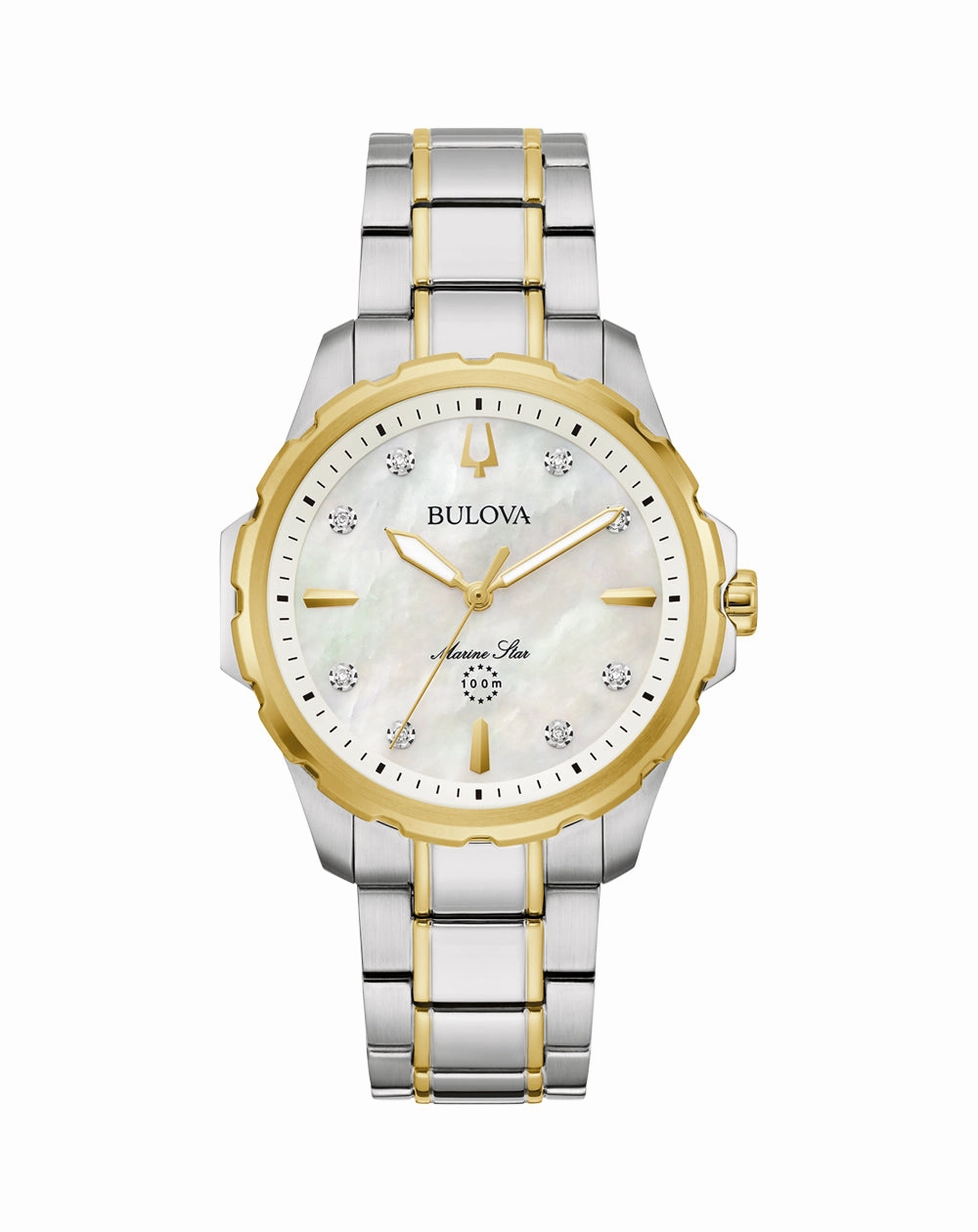 Bulova Marine Star Diamond Watch Stainless Steel with Mother of Pearl Dial 98P227,quartz watch, quartz watches for men, quartz watches for women, best quartz watch, minimalist quartz watch, luxury quartz watch, waterproof quartz watch,analog quartz watch, 