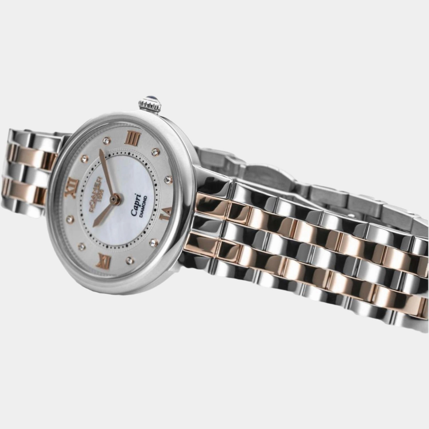 Capri Diamond Women's Analog Stainless Steel Watch 859845 49 29 50