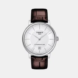 Carson T-Classic Men Analog Silver Dial Automatic Leather Watch T1224071603100 budget    watches    watches classic