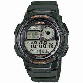 Casio AE-1000W-3A Green Resin Strap Watch for Men,silicone watch,silicone strap watch,silicone watches for men,silicone watches for women,unisex silicone watch,kids silicone watch,sports silicone watch,casual silicone watch,waterproof silicone watch,silico