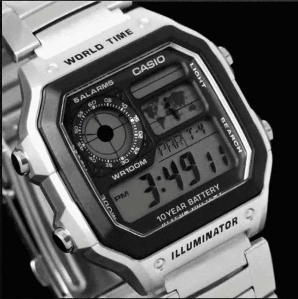 Casio AE-1200WHD-1AVDF Silver Stainless Watch For Men