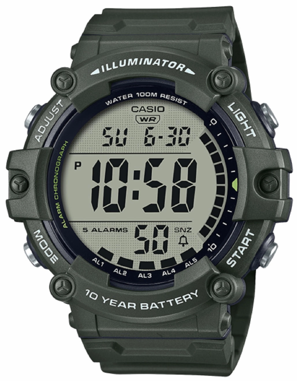 Casio AE-1500WHX-3A Army green Resin Strap Watch for Men,men's watches,watch for men, best men's watches,luxury men's watch,minimalist men's watch,casual men's watch,dress watch for men,automatic men's watch,quartz men's watch,cheap men's watch. bu