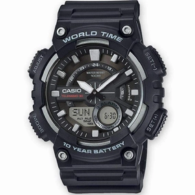 Casio AEQ-110W-1A Black Resin Strap Watch for Men,silicone watch,silicone strap watch,silicone watches for men,silicone watches for women,unisex silicone watch,kids silicone watch,sports silicone watch,casual silicone watch,waterproof silicone watch,silico
