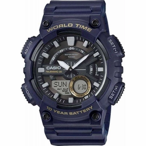 Casio AEQ-110W-2A Navy Blue Resin Strap Watch for Men,silicone watch,silicone strap watch,silicone watches for men,silicone watches for women,unisex silicone watch,kids silicone watch,sports silicone watch,casual silicone watch,waterproof silicone watch,si