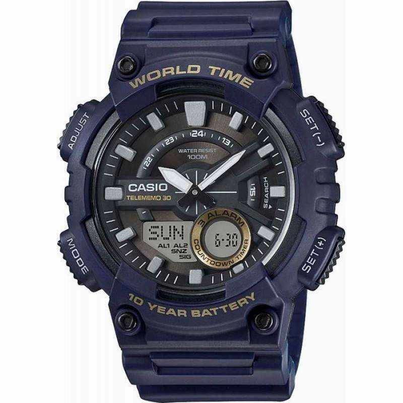 Casio AEQ-110W-2A Navy Blue Resin Strap Watch for Men,silicone watch,silicone strap watch,silicone watches for men,silicone watches for women,unisex silicone watch,kids silicone watch,sports silicone watch,casual silicone watch,waterproof silicone watch,si