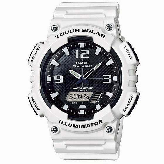 Casio AQ-S810WC-7A White Solar Powered Watch for Men,silicone watch,silicone strap watch,silicone watches for men,silicone watches for women,unisex silicone watch,kids silicone watch,sports silicone watch,casual silicone watch,waterproof silicone watch,sil
