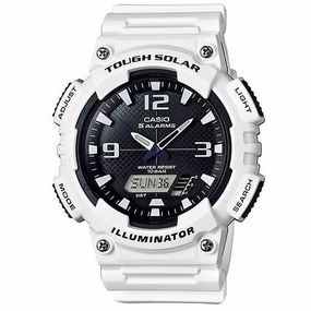Casio AQ-S810WC-7A White Solar Powered Watch for Men,silicone watch,silicone strap watch,silicone watches for men,silicone watches for women,unisex silicone watch,kids silicone watch,sports silicone watch,casual silicone watch,waterproof silicone watch,sil