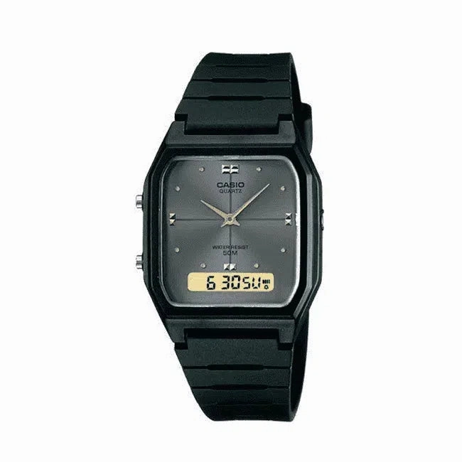 Casio AW-48HE-8AVDF Grey/Black Resin Watch Unisex Affordable casual watches Sporty casual watches Affordable luxury casual watches