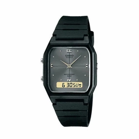Casio AW-48HE-8AVDF Grey/Black Resin Watch Unisex Affordable casual watches Sporty casual watches Affordable luxury casual watches