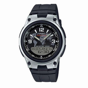 Casio AW-80-1A2 Black Resin Watch for Men Affordable casual watches Sporty casual watches Affordable luxury casual watches