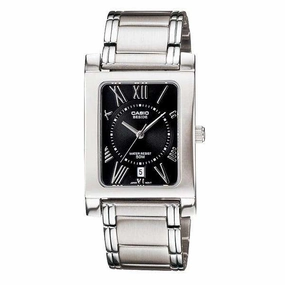 Casio BEM-100D-1A2VDF Silver Stainless Watch for Men and Women Affordable casual watches Sporty casual watches Affordable luxury casual watches
