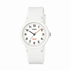 Casio Bio-Based White Resin Band Watch LQ24B-7B 